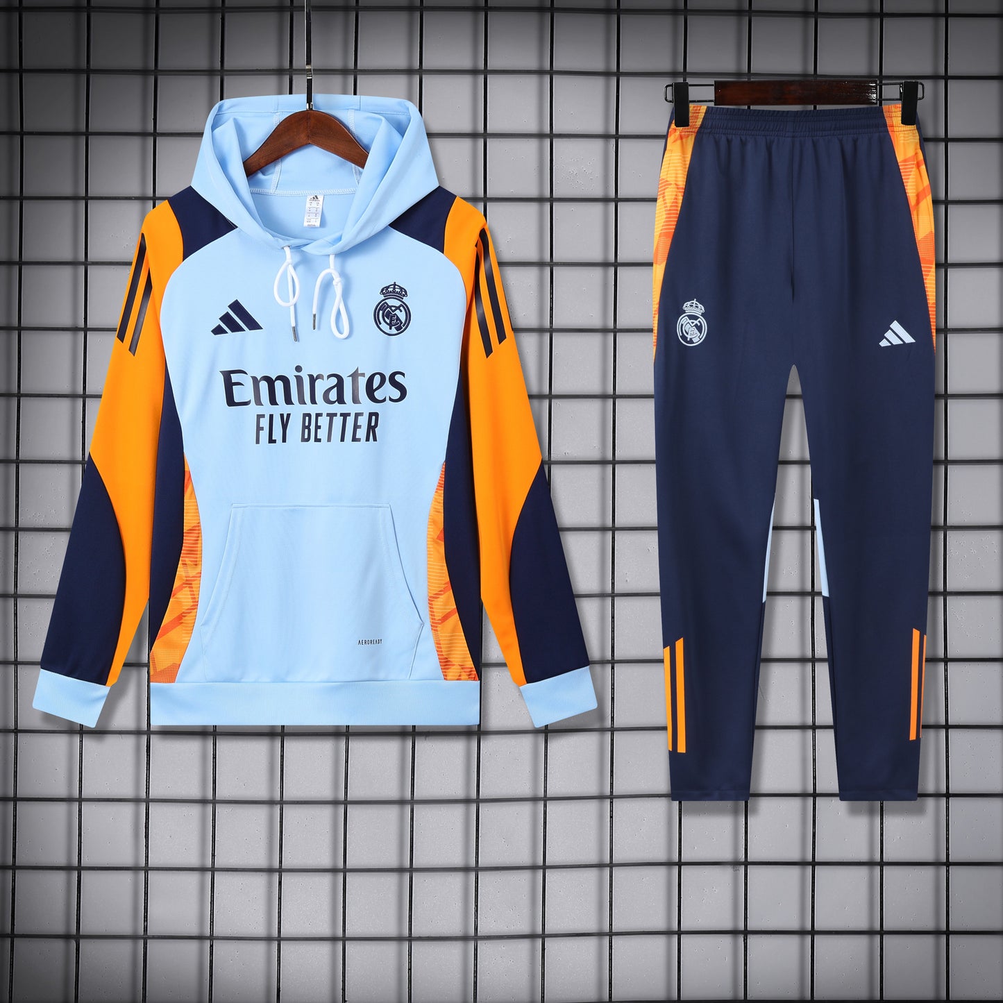 Real Madrid Hoodie Training Set 24/25