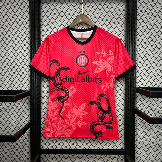 Inter Milan “Snakes” Red Kit 24/25