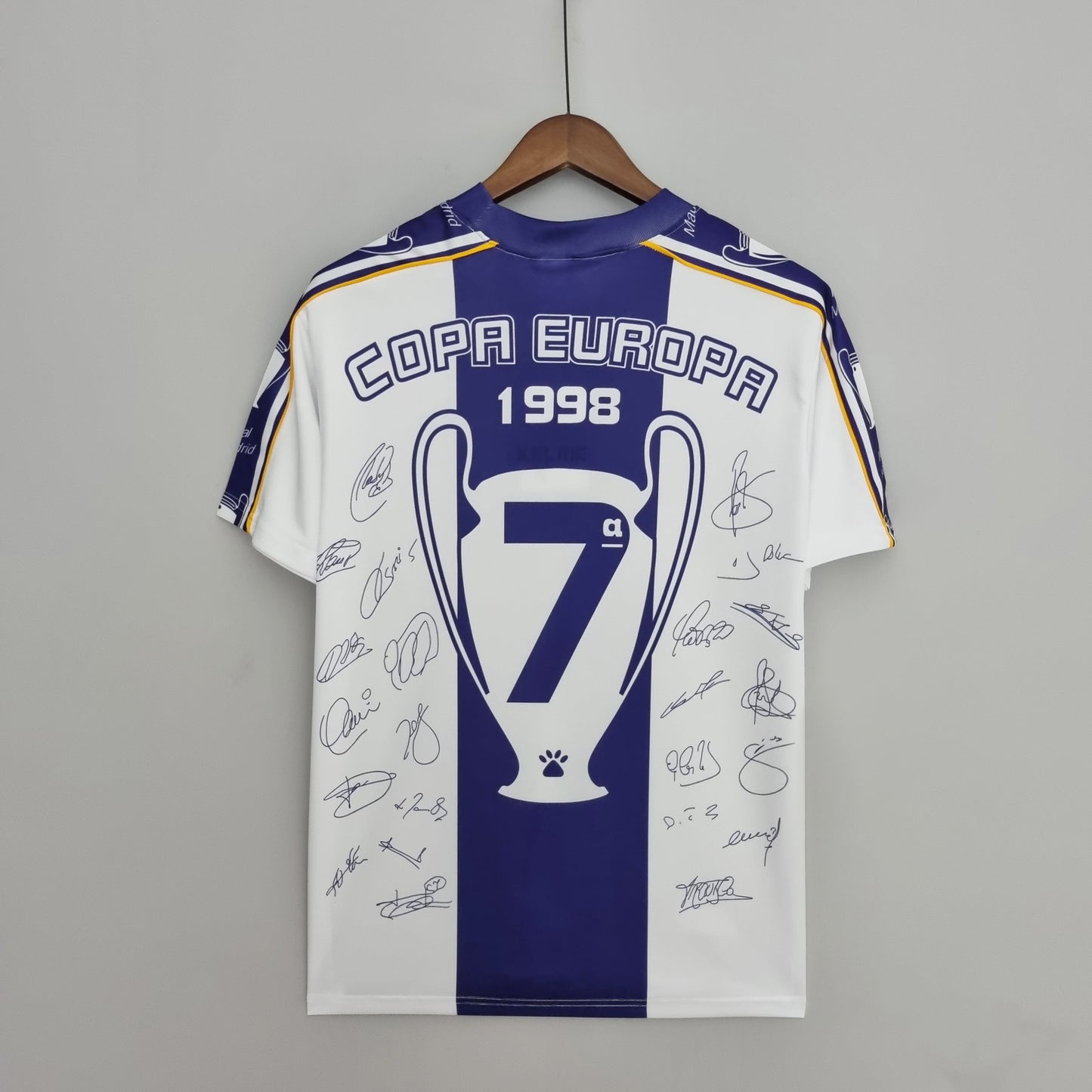 Real Madrid Commemorative Edition Of The 7 Champions Leagues Kit 97/98