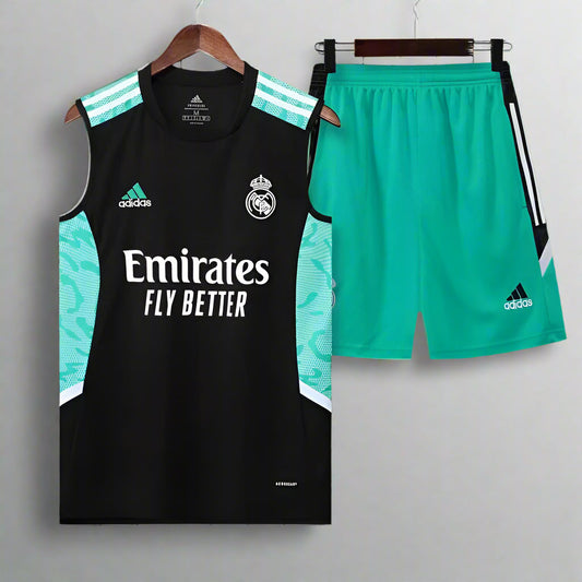 Real Madrid 22/23 Black Light Blue Training Set