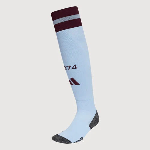 Football Socks: Aston Villa Home 24/25