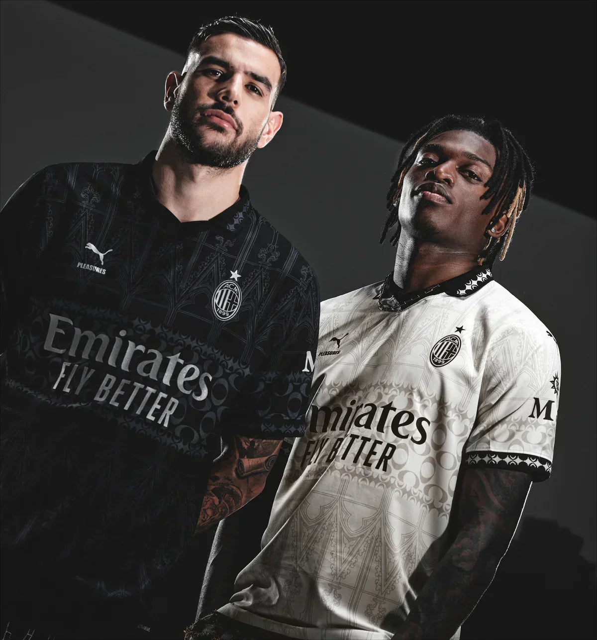 AC Milan x Pleasures Fourth White Kit 23/24