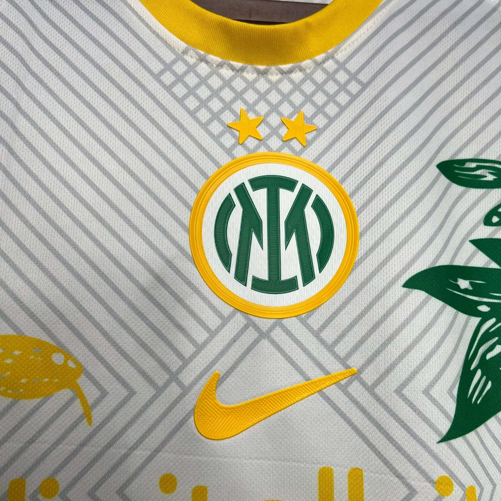Inter Milan “Snakes” Yellow Kit 24/25
