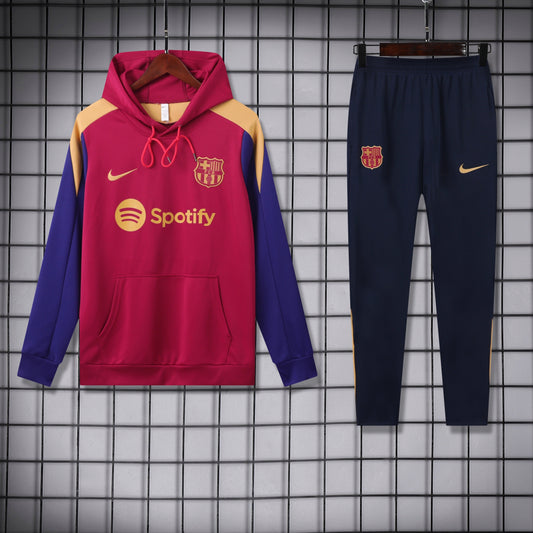 Barcelona Hoodie Training Set 24/25