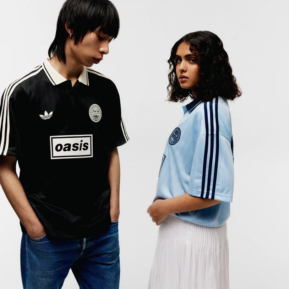Oasis Live '25 Adidas Football Shirt Sky Blue