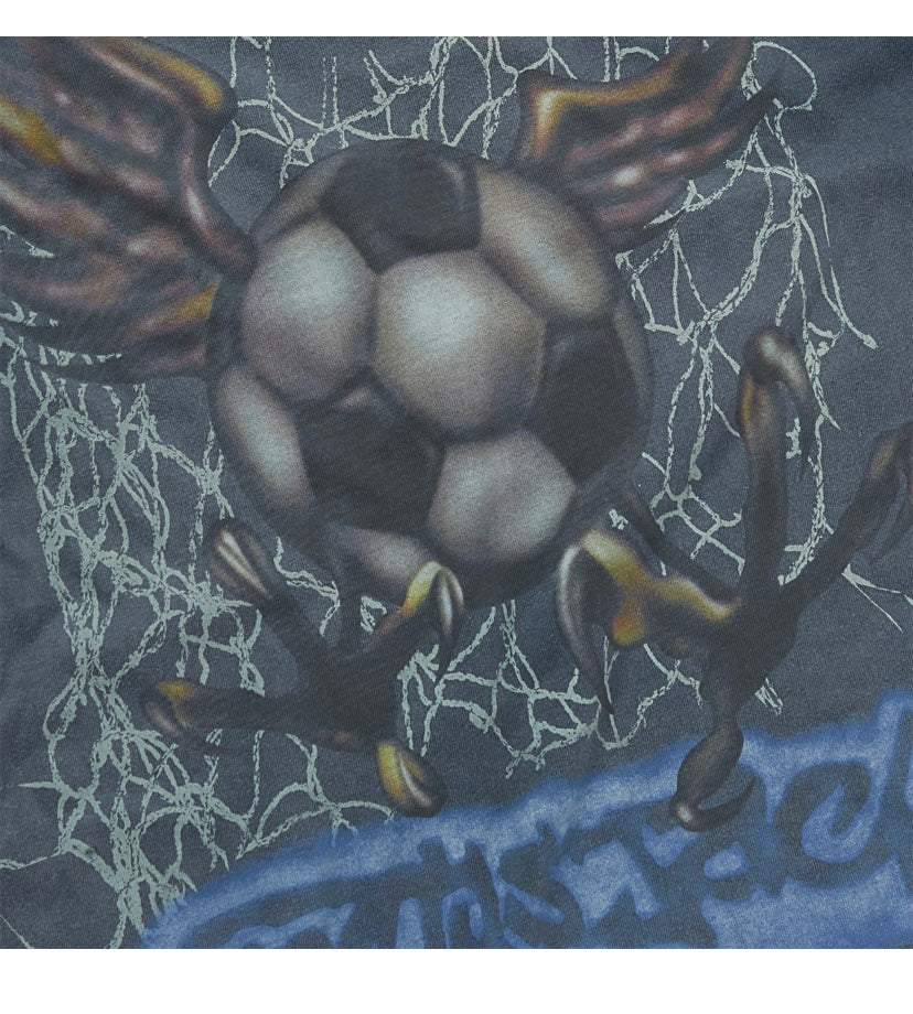 CJ X FCB WASHED SPRAY LOGO TEE