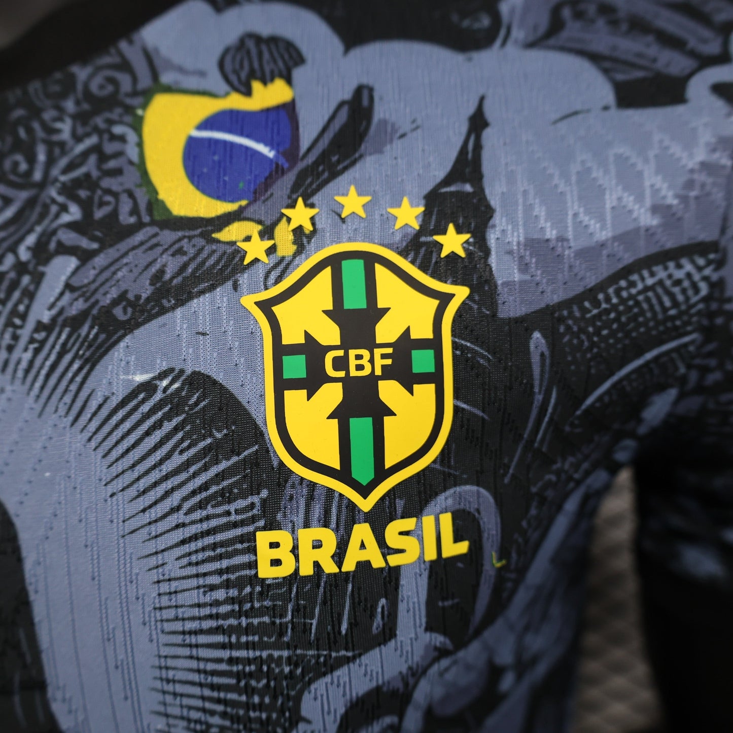 Brazil “Jesus” Black Kit 23/24