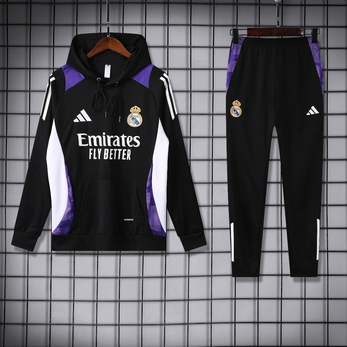 Real Madrid Hoodie Training Set 24/25