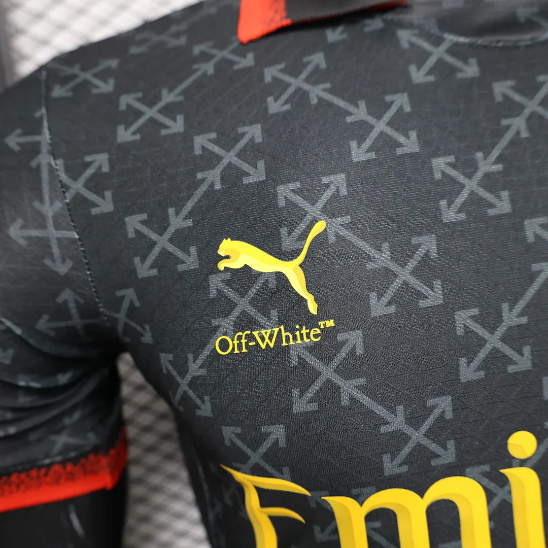 AC Milan x Off White Fourth Black Kit 24/25
