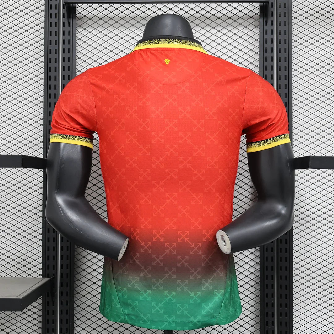 AC Milan x Off White Fourth Red Kit 24/25