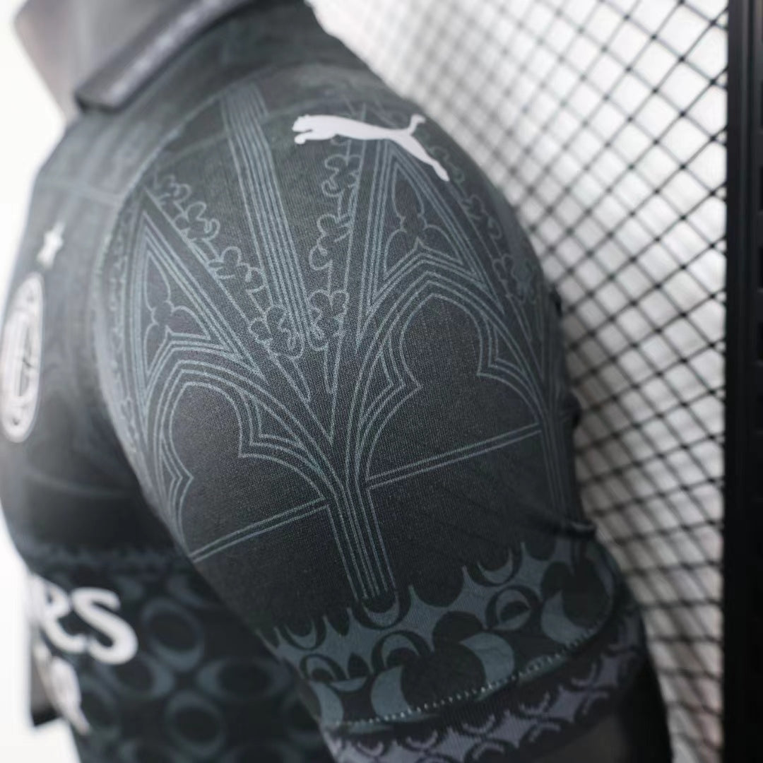 AC Milan x Pleasures Fourth Black Kit 23/24