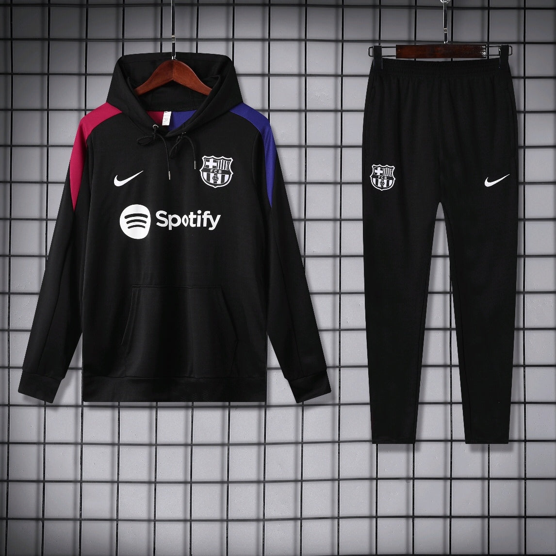 Barcelona Hoodie Training Set 24/25