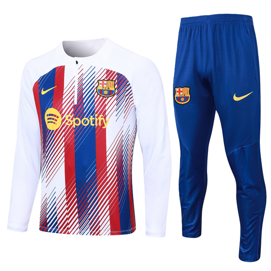 FCBarcelona 23/24 White Red Blue Long Training Set