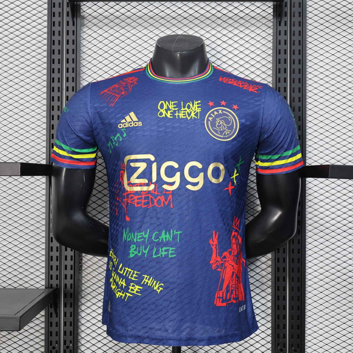 Ajax x Bob Marley Blue Kit 21/22