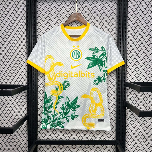 Inter Milan “Snakes” Yellow Kit 24/25