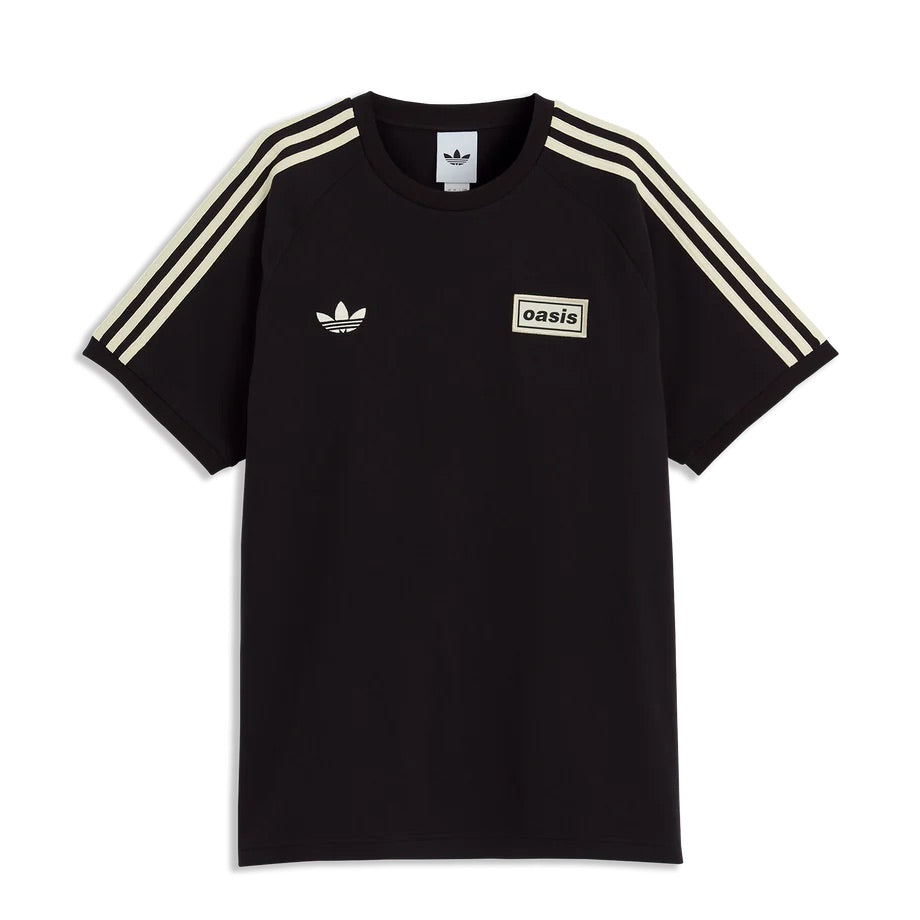 Oasis Live '25 Adidas 3 Stripes T-Shirt Black