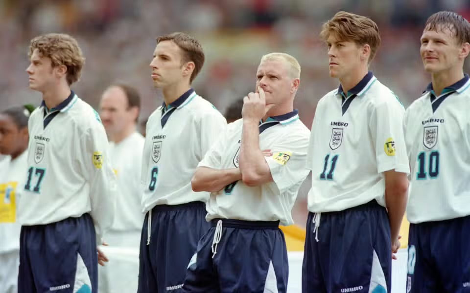 England Home Kit 95/96