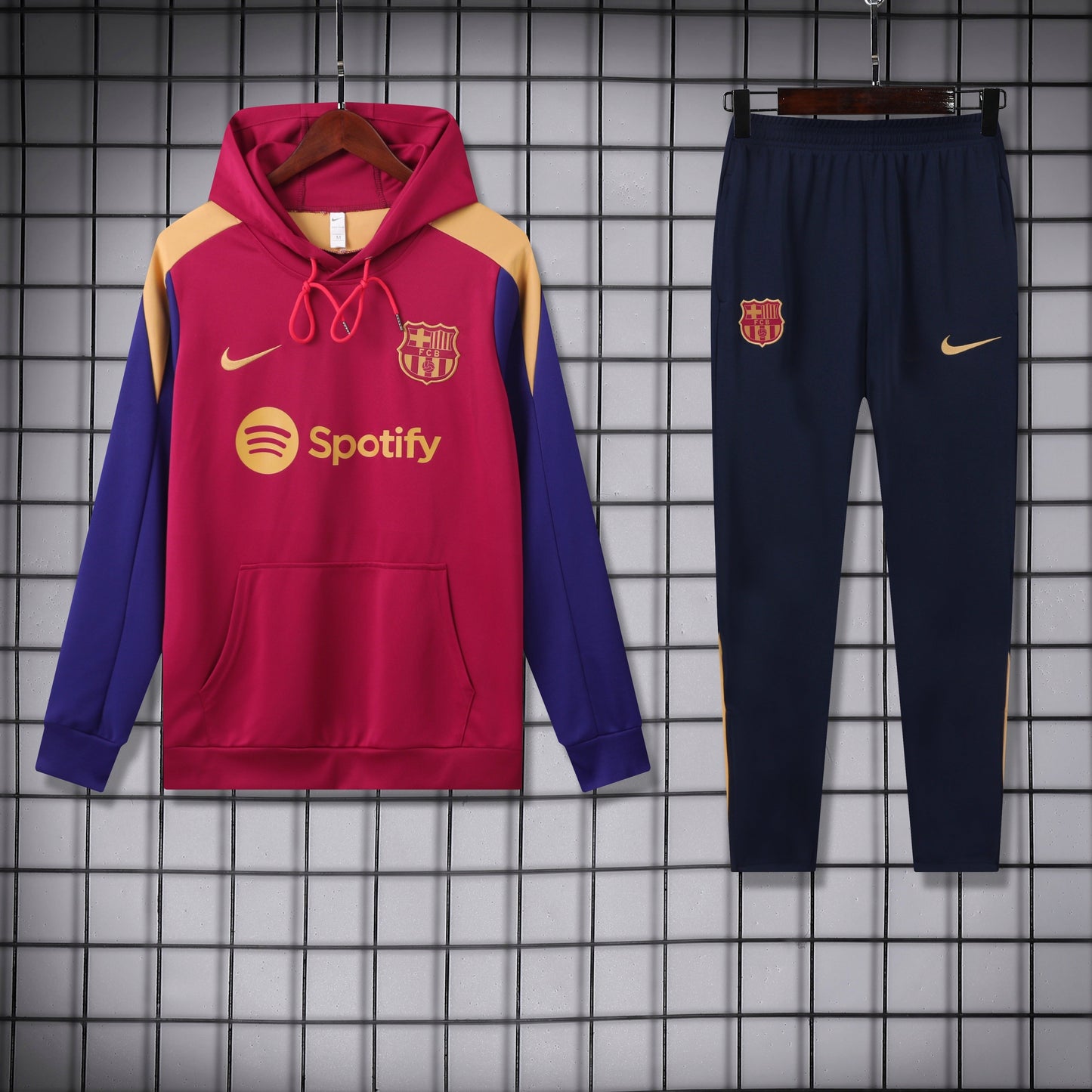 Barcelona Hoodie Training Set 24/25