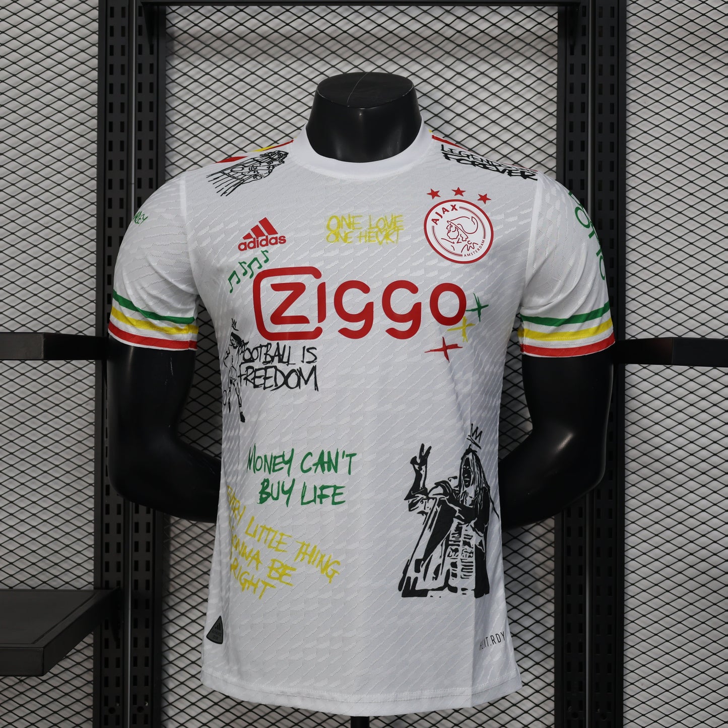 Ajax x Bob Marley White Kit 21/22