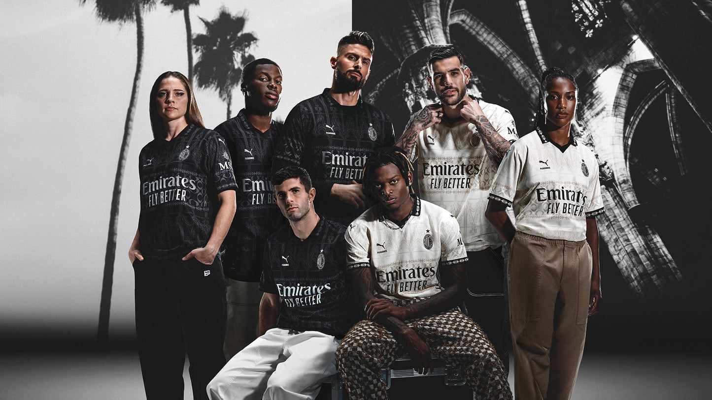 AC Milan x Pleasures Fourth White Kit 23/24