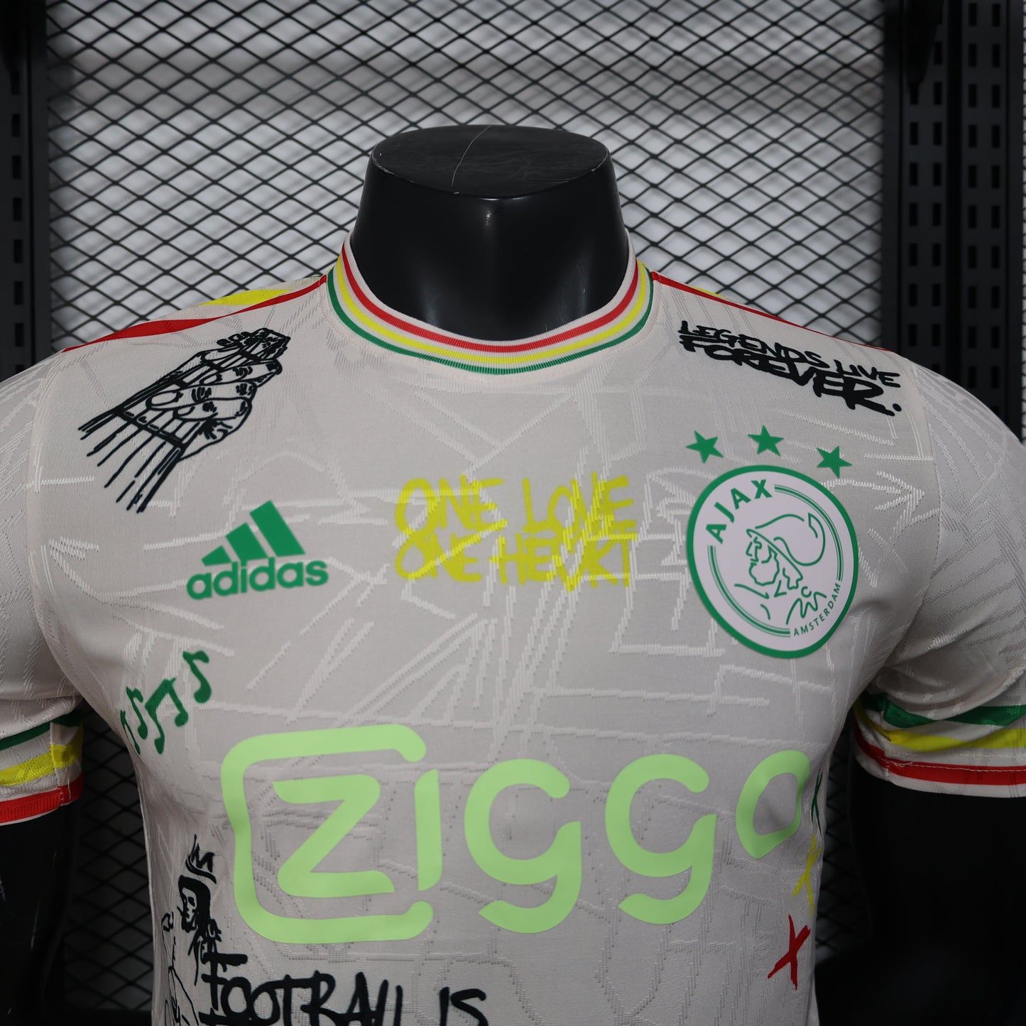 Ajax x Bob Marley Offwhite Kit 21/22