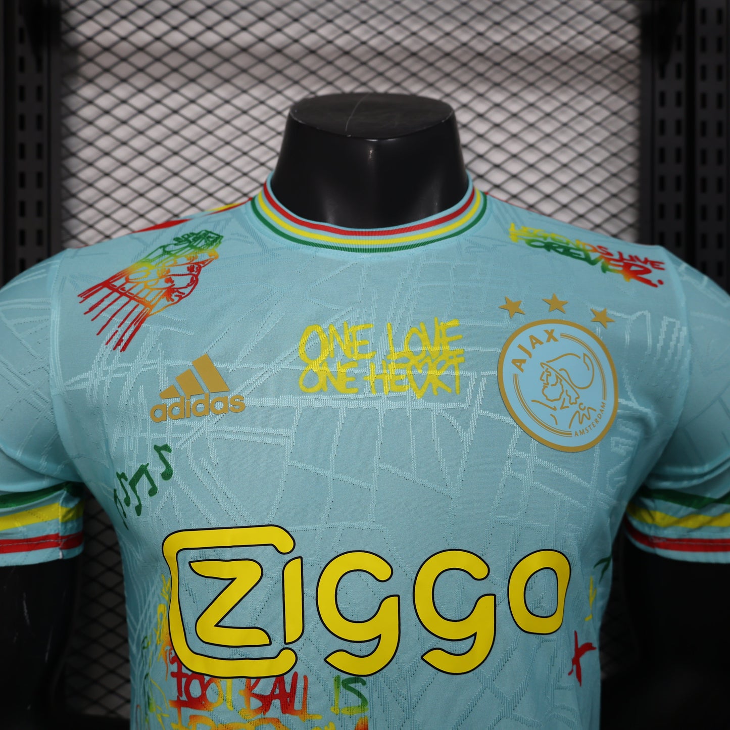 Ajax x Bob Marley Turquoise Kit 21/22