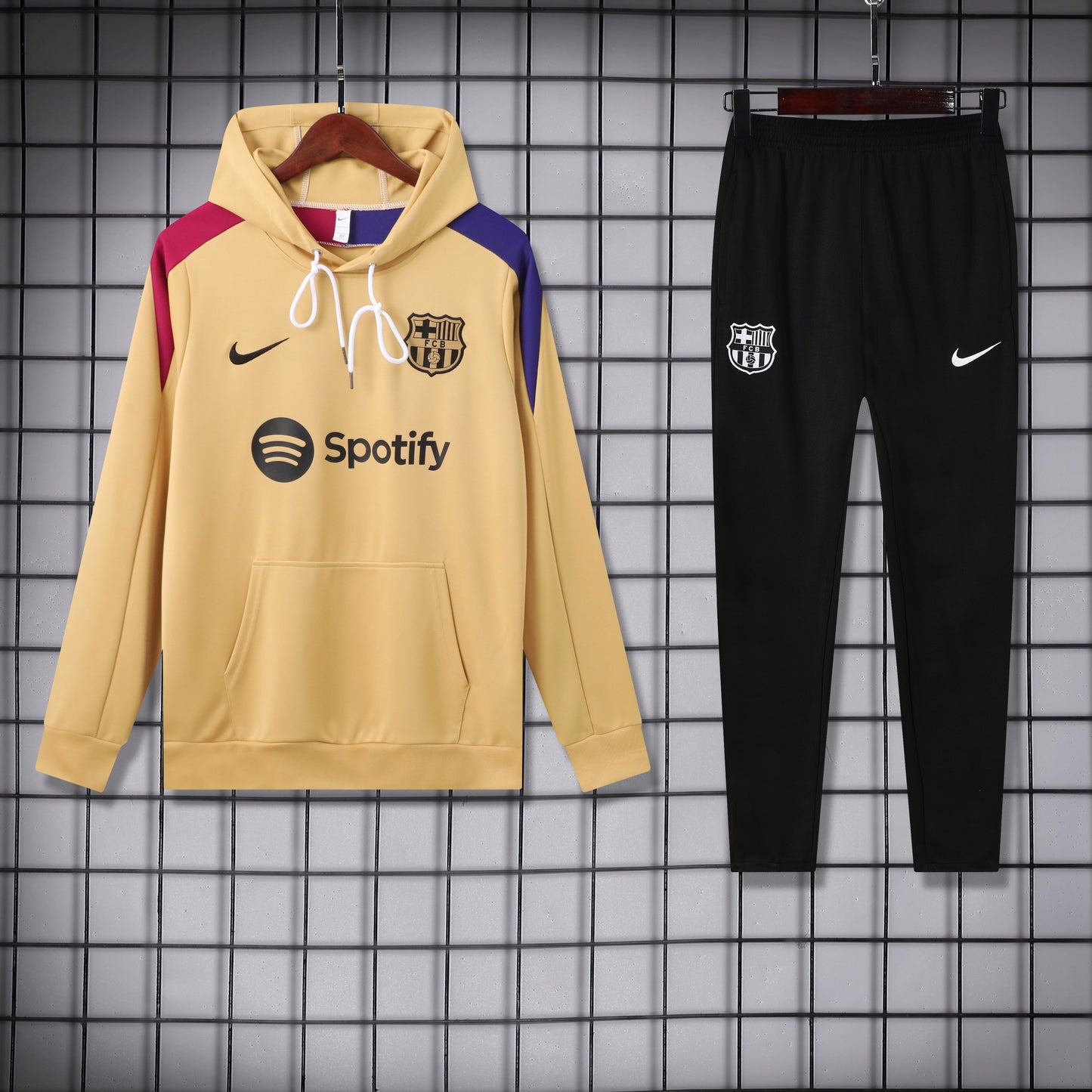 Barcelona Hoodie Training Set 24/25