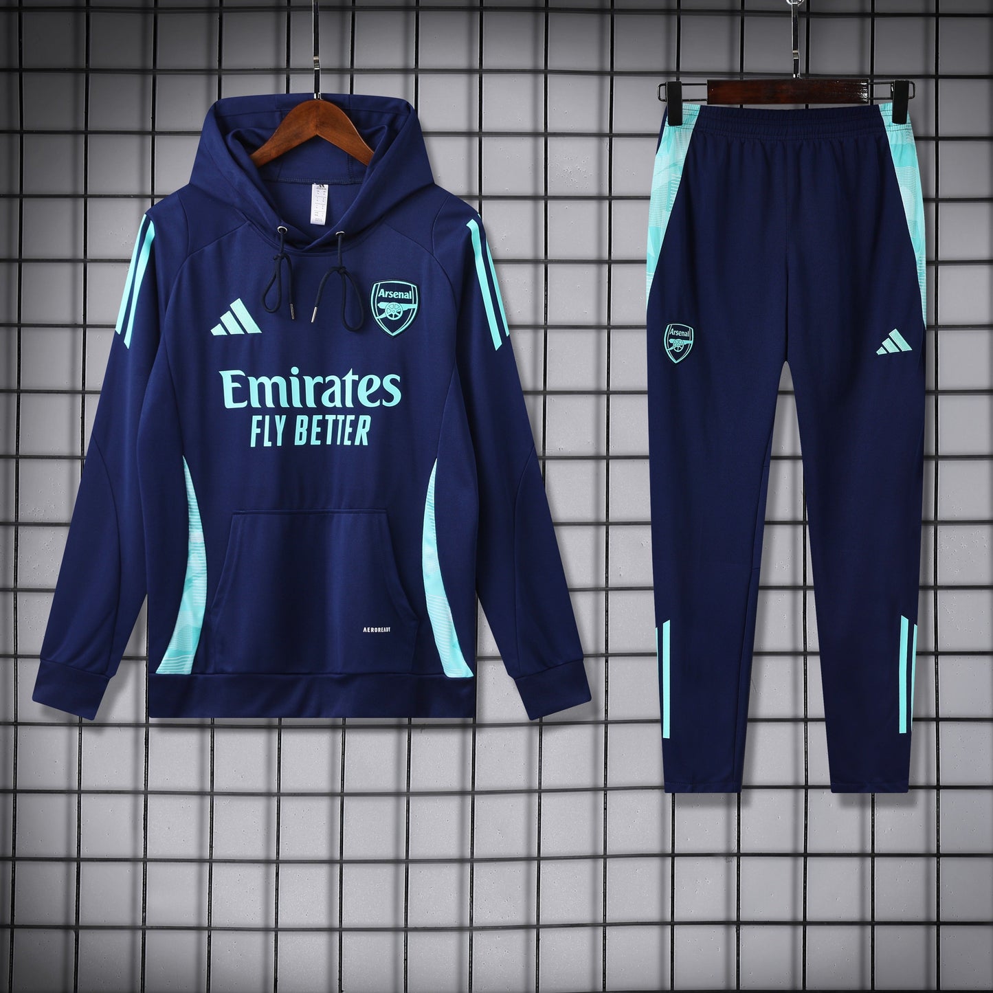 Arsenal Hoodie Training Set 24/25