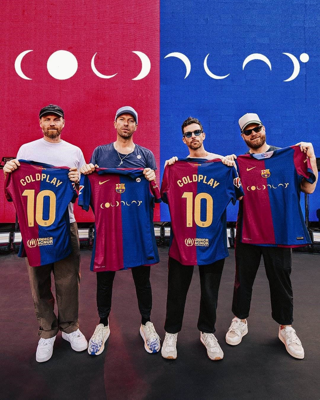 Barcelona x Coldplay Home Kit 24/25