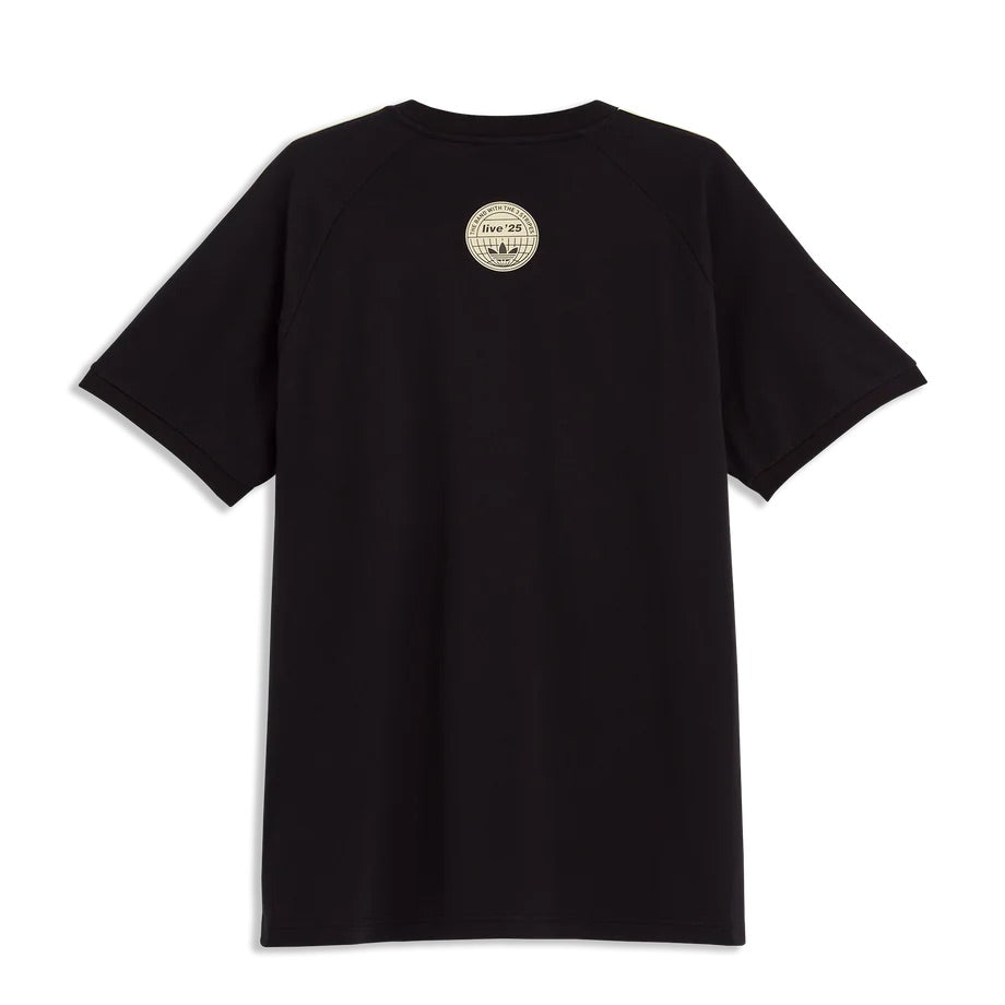 Oasis Live '25 Adidas 3 Stripes T-Shirt Black