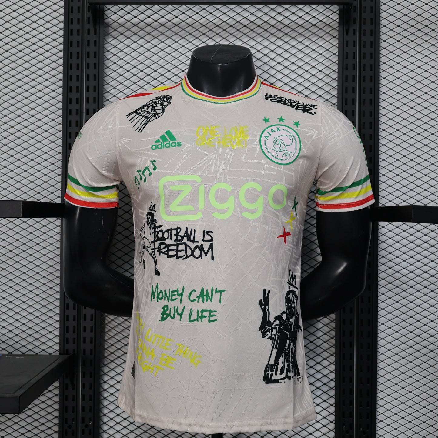Ajax x Bob Marley Offwhite Kit 21/22