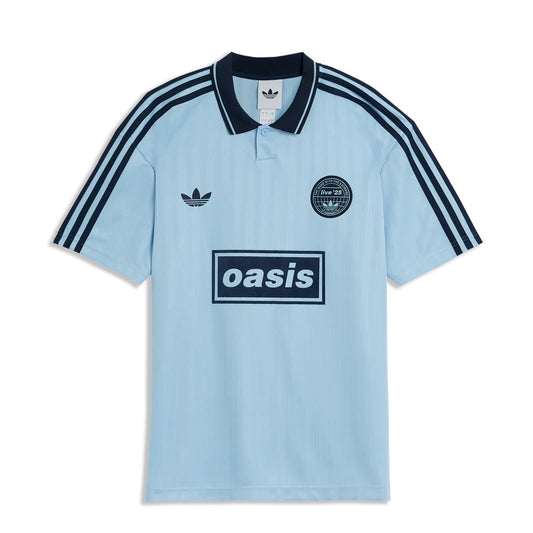 Oasis Live '25 Adidas Football Shirt Sky Blue