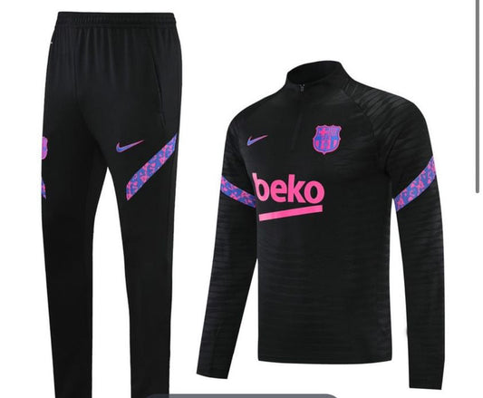 FCBarcelona 21/22 Black Purple Long Training Set